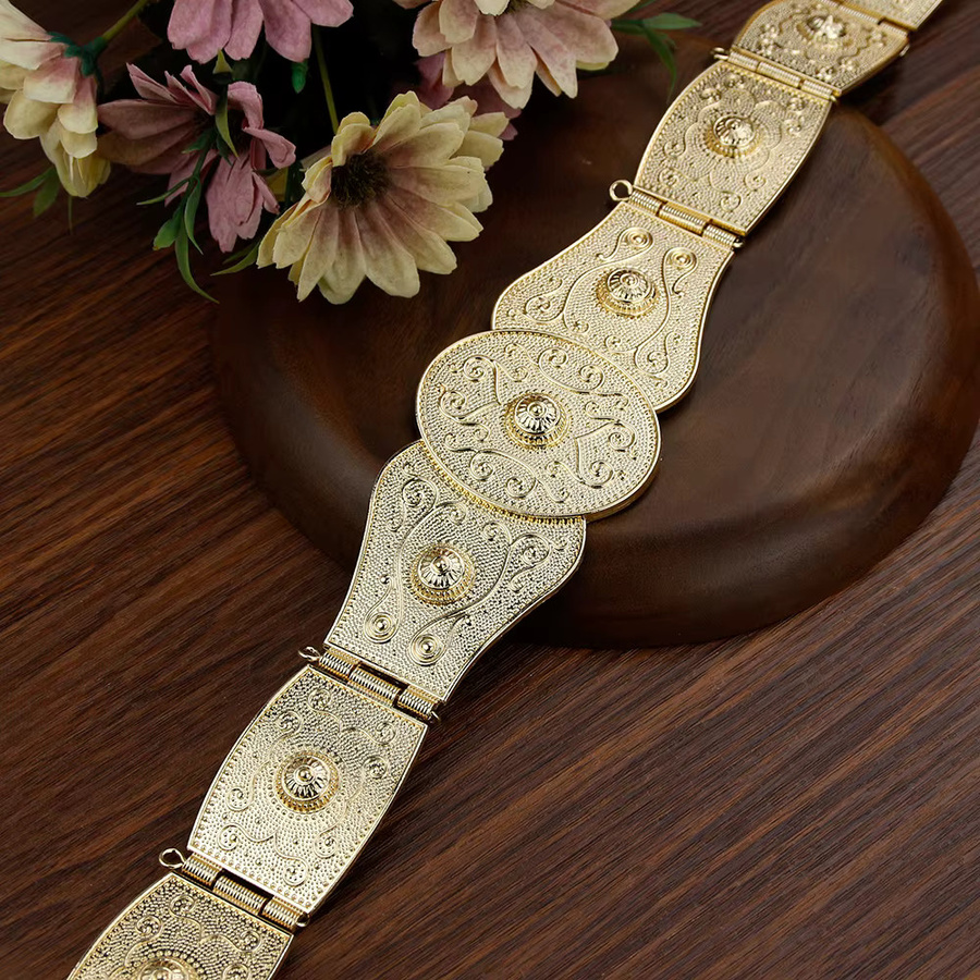 sunspice ms. Gürtel Taille Kette, Messing, Gold, Damen - Bild 2