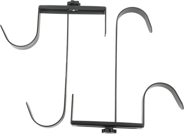 2 Stück mfySpace Poolstangenhalter aus Metall, verstellbare Poolstangenhaken für Poolzaun und Wand - Bild 1