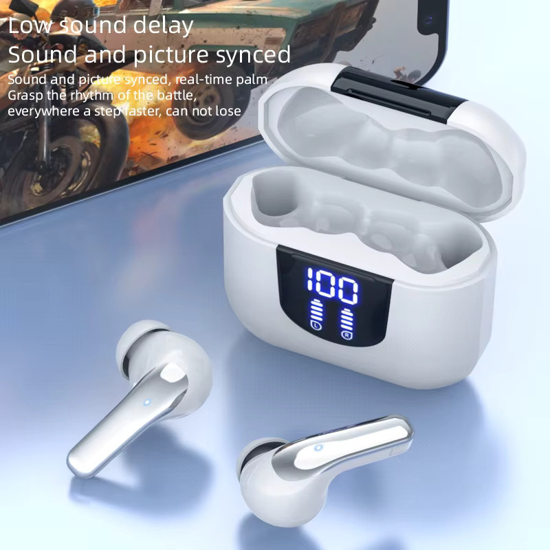 PHONEPACE Bluetooth 5.4 In-Ear-Kopfhörer in Schwarz mit HiFi-Stereo-Sound, Geräuschunterdrückung und digitalem Display - Bild 4