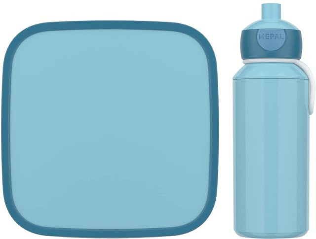 Mepal Lunchset XL Campus Blue mit Besteck und Trennfächern, auslaufsicher - Bild 1