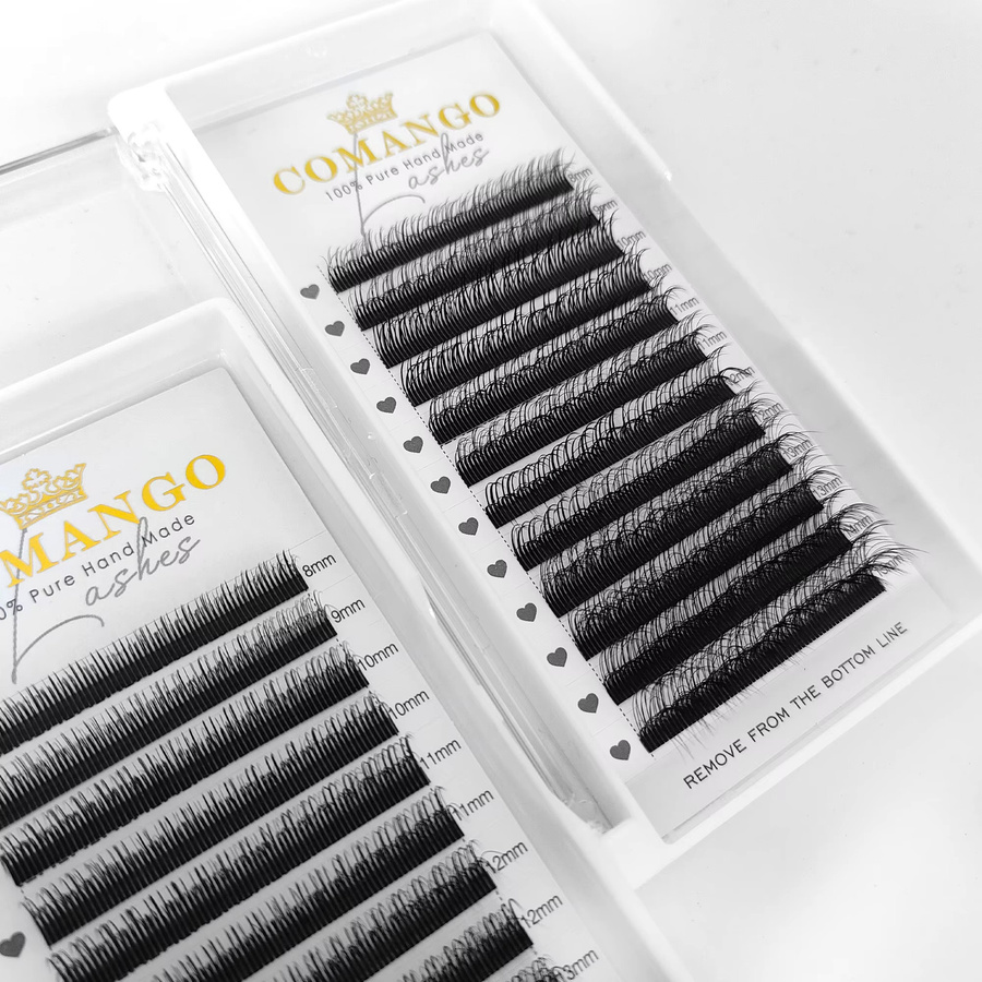 CoMango 5D-Wimpernverlängerung, einzelne Cluster-Wimpern, schwarz - Bild 4