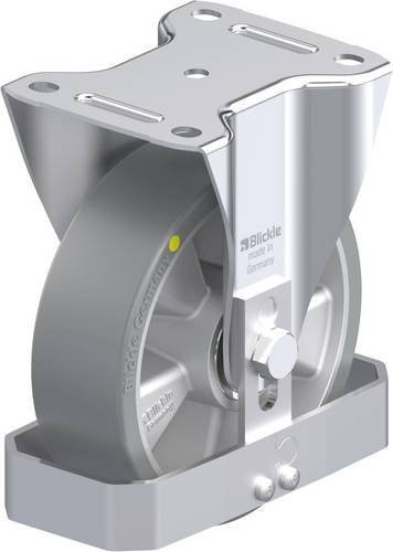 Blickle Stahlblech-Bockrolle B-ALTH 160K-AS-FS in Silber, Rad-Durchmesser: 160 mm, Tragfähigkeit: 400 kg - Bild 1