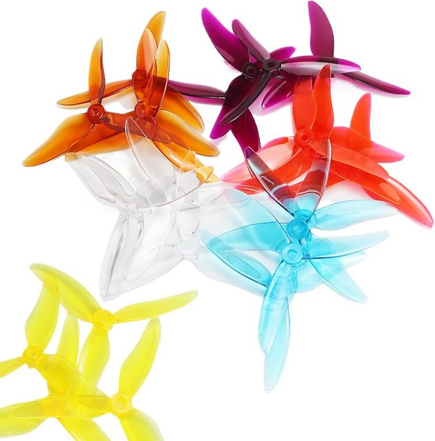 Gemfan Hurricane 51499 Propeller, 4-teiliges Set, 5 Zoll, 3Blade, Kunststoff - Bild 1