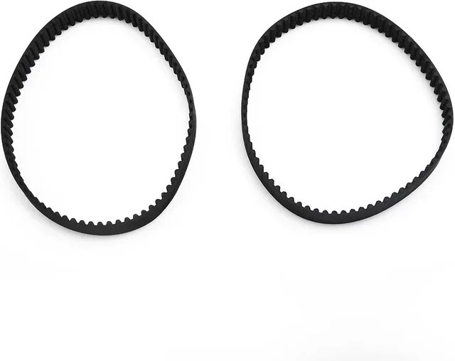2er-Set Antriebsriemen für Bosch Kehrmaschinen PHO100 PHO15-82 PHO16-82 PHO20-2 GHO 2604736001 Ersatzteile in Schwarz - Bild 1