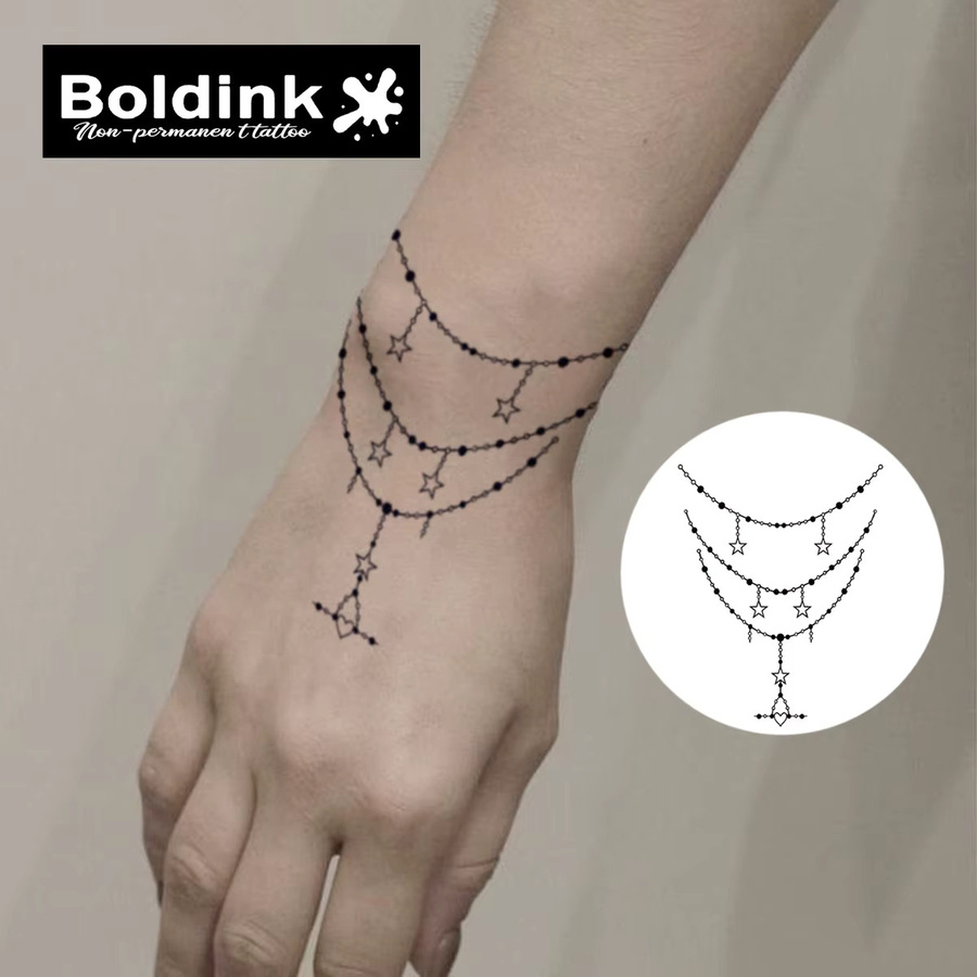 BOLDINK Fresh Star Tattoo-Aufkleber, Damen - Bild 2