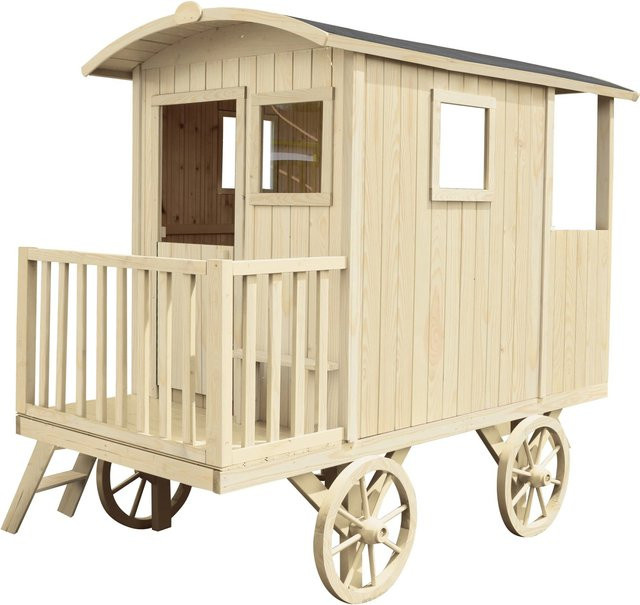 Soulet Stelzenhaus Carry Natur Zugwaggon aus Holz - Bild 1