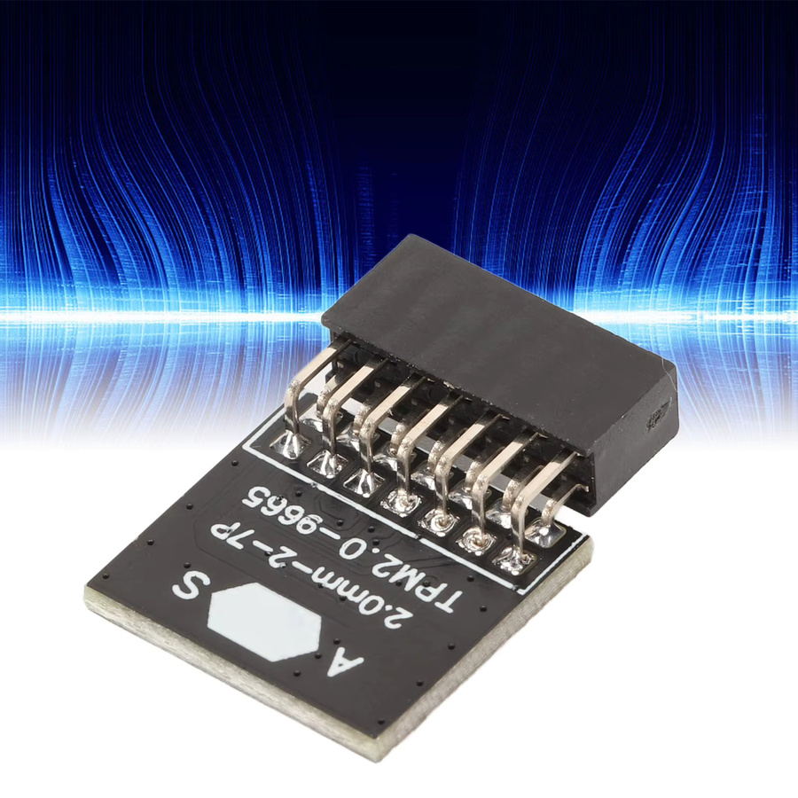 ASUS TPM 2.0 Sicherheitsmodul mit 14 Pin (2x7P) in Schwarz für Windows 11 Unterstützung - Bild 3