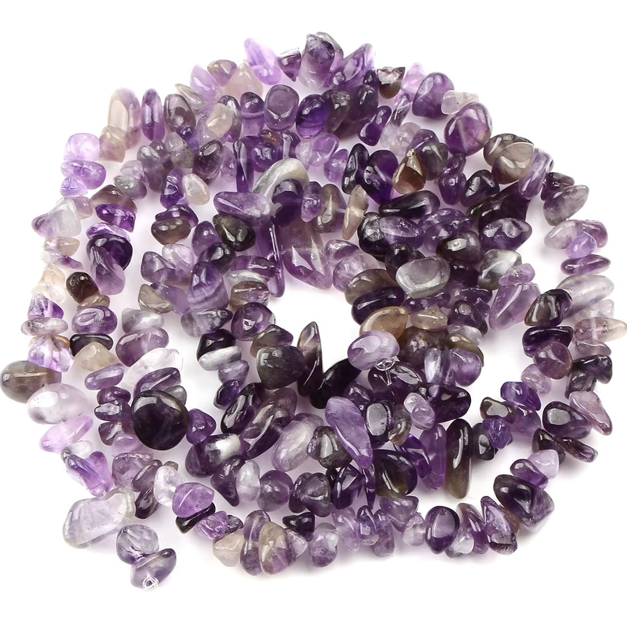 NASSBORO Kristallsteinperlen, lila, 5–8 mm, DIY - Bild 2