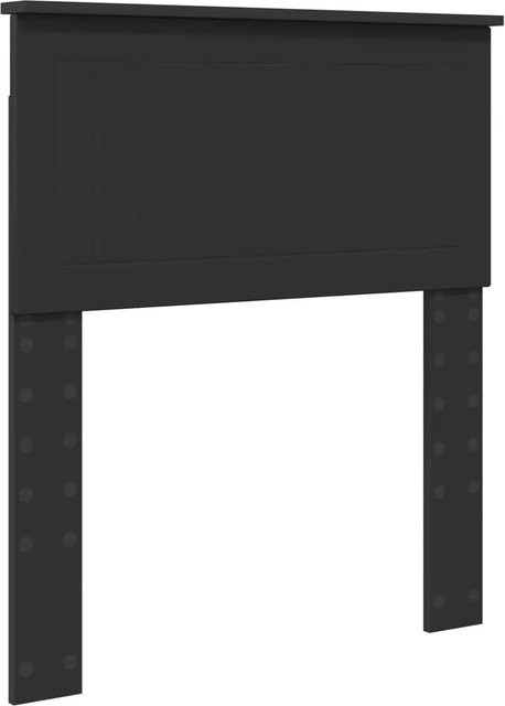 vidaXL Kopfteil in Schwarz und Eichen-Optik aus Holzwerkstoff mit einer Höhe von 75 cm - Bild 1