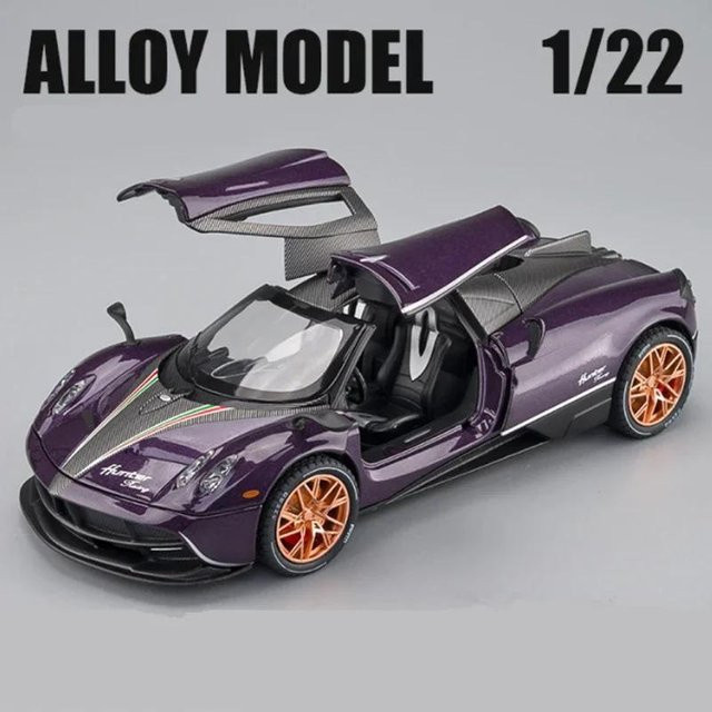 Linyi toy car Pagani Huayra Dinastia Dbs Legierungsauto Modell, 1:22, mit Licht und Ton, ab 14 Jahren - Bild 1