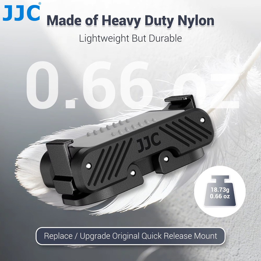 JJC Osmo Nano Magnetischer Schnellwechseladapter für DJI Osmo Nano Action 6 in Schwarz mit Klappklauen - Bild 6