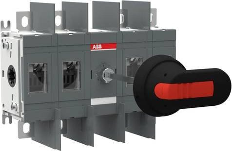 ABB OT250E22WP Lasttrennschalter 250A 1000V in Schwarz und Grau - Bild 1