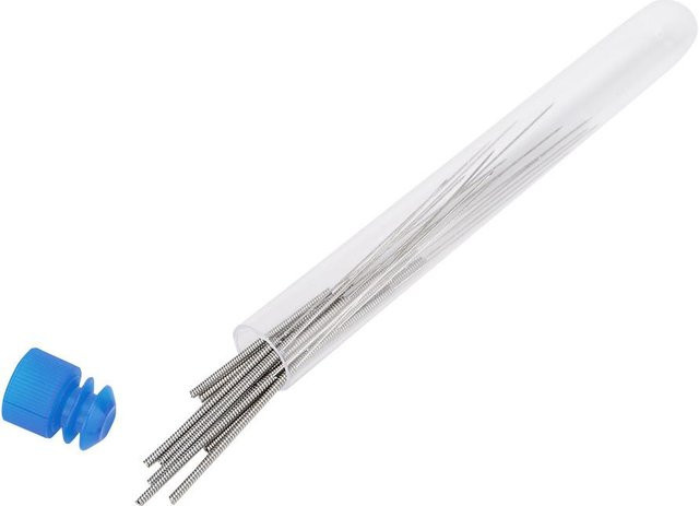 DIYelecs 3D-Drucker Düsenreinigungs-Werkzeugset mit 10 Reinigungsnadeln in Weiß und Silber (5 x 0,4 mm und 5 x 0,35 mm) für FDM-Drucker - Bild 1