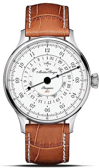 Meistersinger Einzeigeruhr Pangaea, Automatik, Edelstahl, 40 mm, Herren - Bild 1