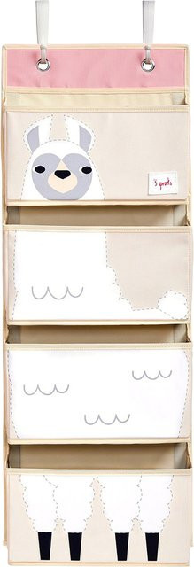 3 Sprouts Hängeorganizer für Kinderzimmer mit Animal Print in Weiß und Multicolour, B/H/T: 33 x 33 x 11 cm - Bild 1