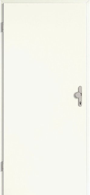 GetaDoor Wohnungseingangstür modern in Weiß CPL mit Linksschlag B: 86,0 cm, H: 198,5 cm - Bild 1