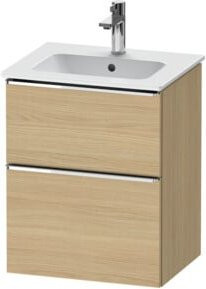 Duravit Waschtischunterschrank D-Neo in Beige Matt, B: 51,0 cm, T: 40,2 cm, H: 62,5 cm - Bild 1