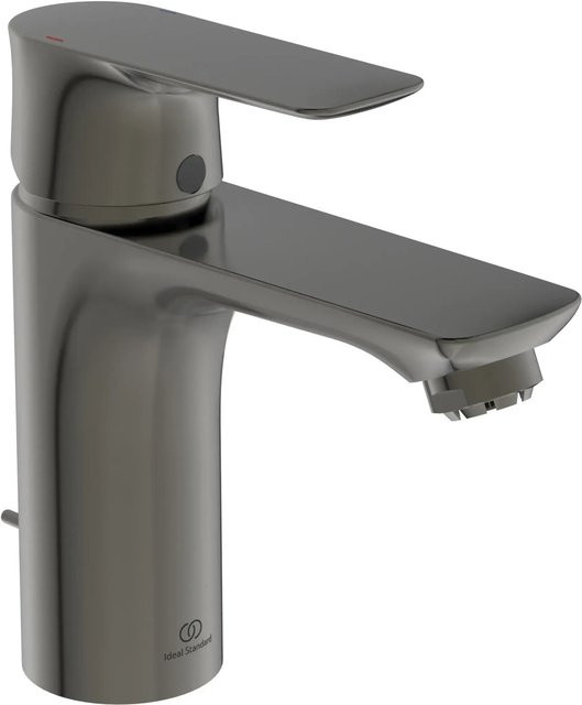 Ideal Standard Waschtischarmatur Connect Air Niederdruck Einhebelmischer mit Pop-up-Abfluss in Magnetic Grey - Bild 1
