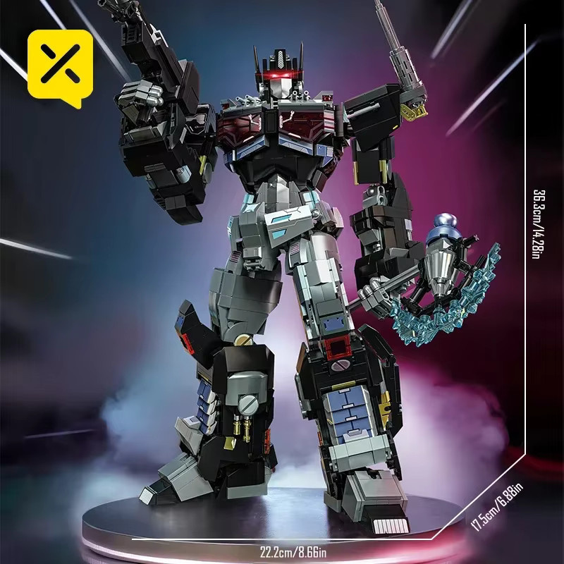 TOYLINX Transformers Optimus Prime Knight Roboter, Action Figur, mit LED Licht - Bild 2