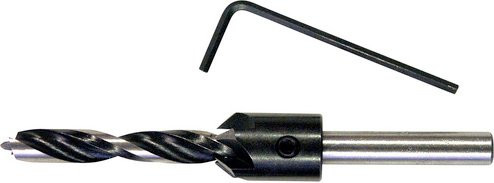 Connex Aufstecksenker mit Holzbohrer, schwarz/silber, Durchmesser: 16 mm, Tiefe: 8 mm - Bild 1