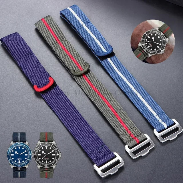 Uhrenarmband Nylon, Textil/NATO, Herren, 20mm 22mm - Bild 1