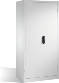 C+P Werkzeugschrank mit Drehtüren, 3 Böden und 3 Schubladen in Lichtgrau, H x B x T: 195 x 93 x 60 cm - Bild 1