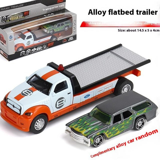 Linyi toy car Doppelstock-Container-LKW, 1:64, Legierung, ab 14 Jahren - Bild 1