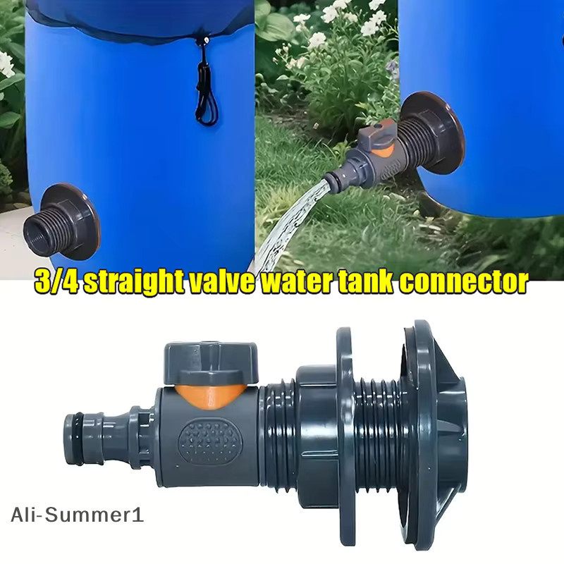 Wassertank-Anschluss mit sechs Punkten und Schaltventil für Gartenbewässerungsrohre und Wartungskupplung - Bild 2