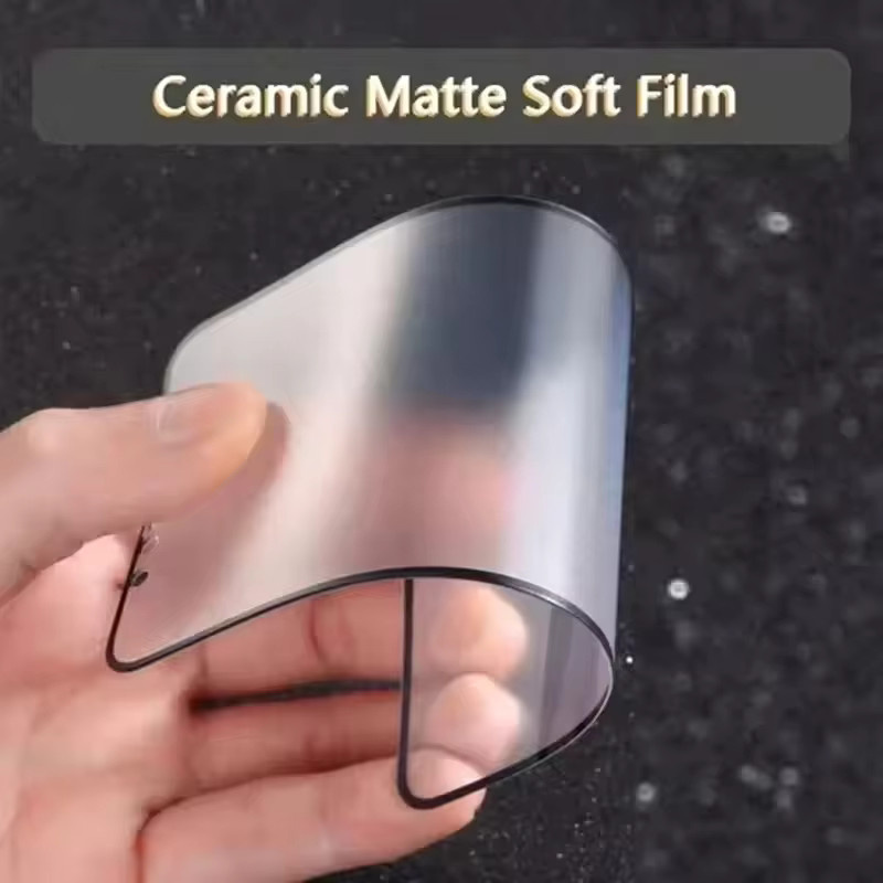 5er Pack Weiche Matte Keramik-Displayschutzfolie für Apple iPhone 11 bis iPhone 17 Pro Max, Transparent - Bild 2