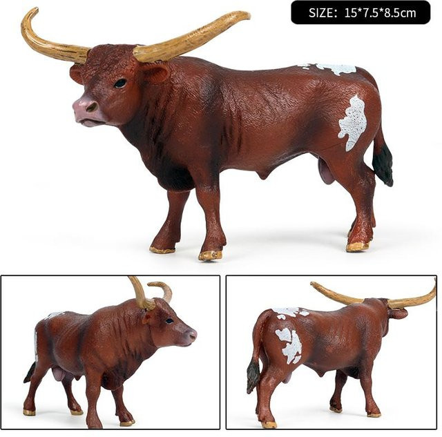 Oenux Nutztiere Stierkampf Cowboy Simulation, Actionfiguren, ab 3 Jahre - Bild 1