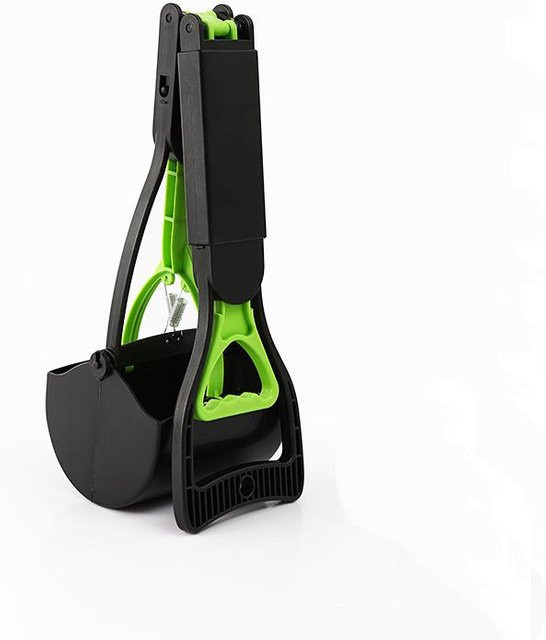 Yiran Furniture Haustierreiniger mit langem Griff und Hundeclip in Schwarz, Länge: 70 cm - Bild 1