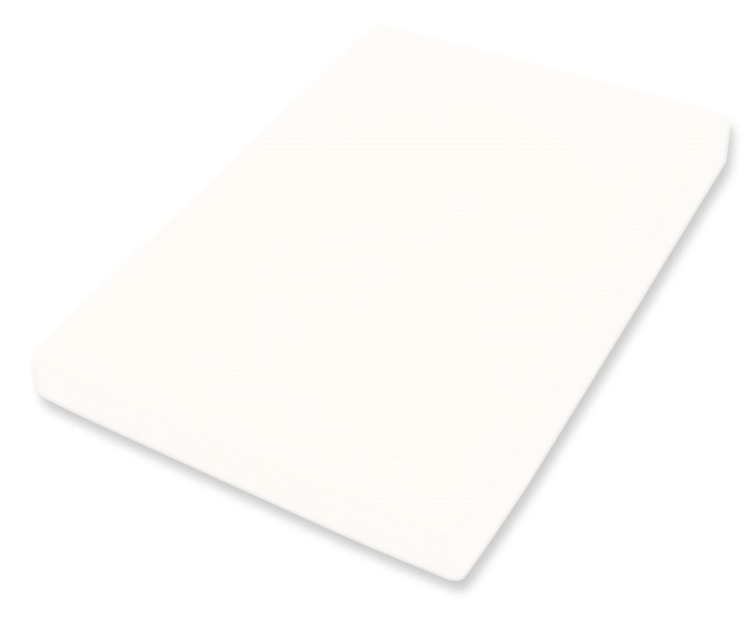 Bassetti Boxspring Spannbetttuch aus Baumwolle in Wollweiss, B/T: 181 x 39 cm - Bild 1