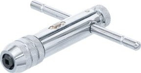 BGS Werkzeughalter mit Gleitgriff für Gewindebohrer M5 - M12 in Silber - Bild 1