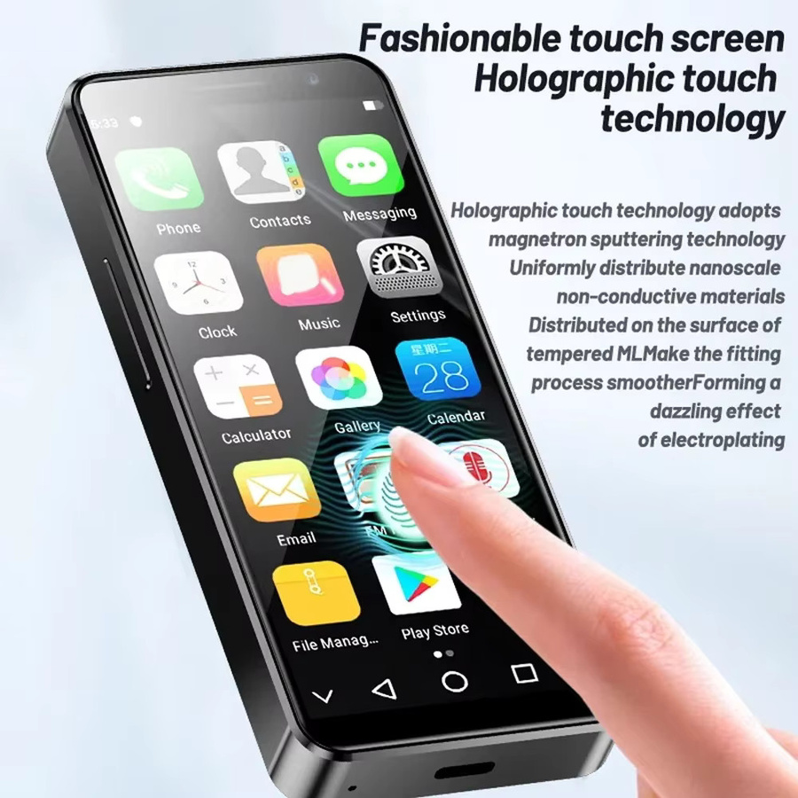 SOYES XS16 PRO Mini-Smartphone Schwarz mit 128 GB Speicher, 4 GB RAM, Android 9.0, MTK6762 Octa Core, 4G LTE, 2100 mAh Akku, WiFi und OTG-Unterstützung - Bild 5
