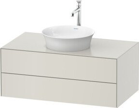 Duravit Waschtischunterschrank White Tulip in Nordweiß matt, B/T/H: 100 x 40,8 x 55 cm - Bild 1