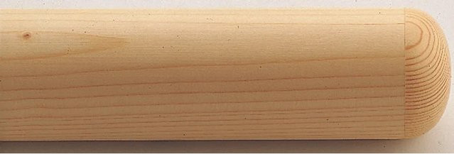 Dieda Endkappen aus Fichte für Holzhandlauf, 2er Set, Beige Matt - Bild 1
