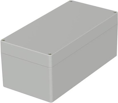 Bopla EUROMAS M Industrie-Gehäuse aus Polycarbonat in Lichtgrau RAL 7035, B/T/H: 24,0 x 12,0 x 10,0 cm - Bild 1
