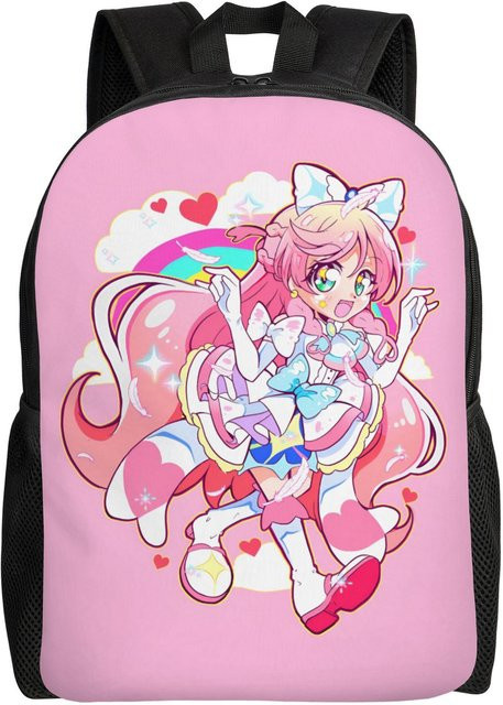Bandai Anime Cures Laptop Rucksack für Damen und Herren in Pink - Bild 1