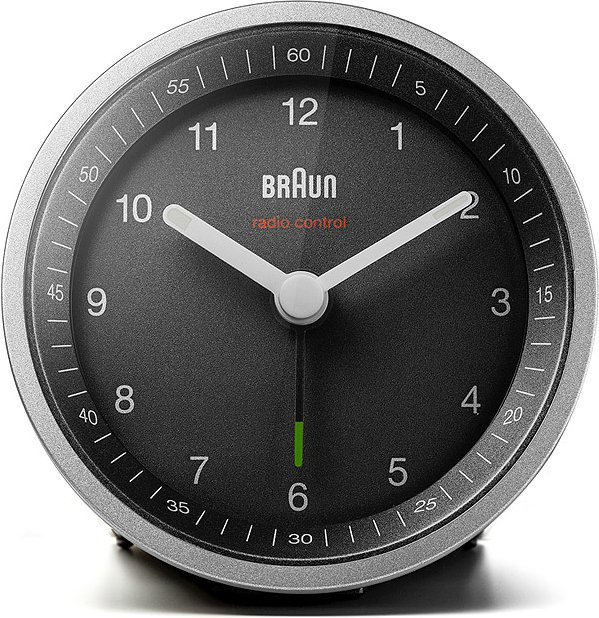 Braun BC07SB-DCF Klassik Funkwecker in Grau - Bild 1