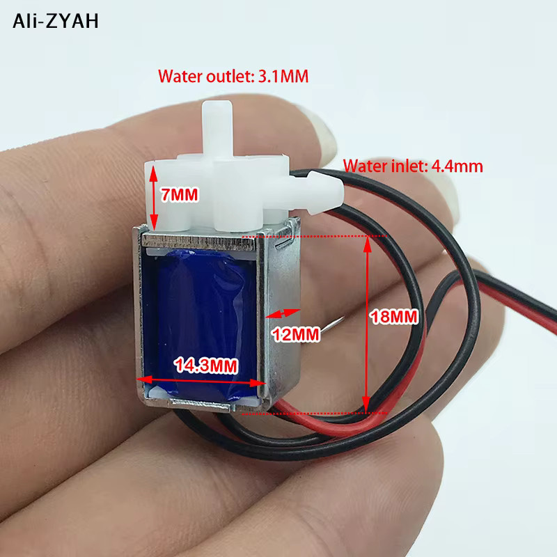 JETTING GD237 Mini Magnetventil Normalerweise Geschlossen Elektrisch Gesteuertes Wasserventil Bidirektional - Bild 2