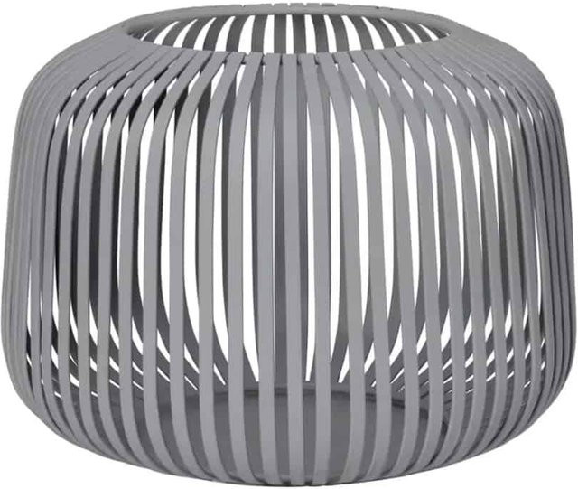 Blomus Laterne LITO in Grau aus Metall und Glas, B/T/H: 20 x 20 x 17 cm - Bild 1