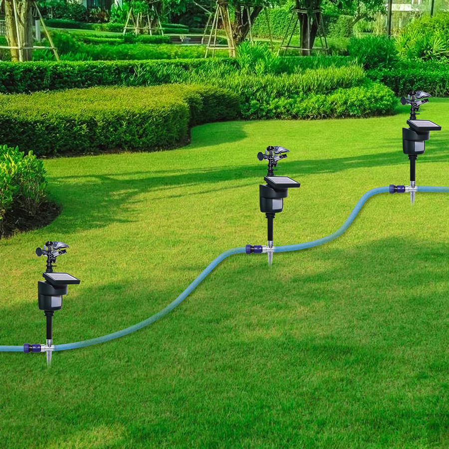Aqualin Solar Motion Sensor Sprinkler als umweltfreundlicher Jet Spray Tiervertreiber zur Garten-Schädlingsbekämpfung - Bild 5