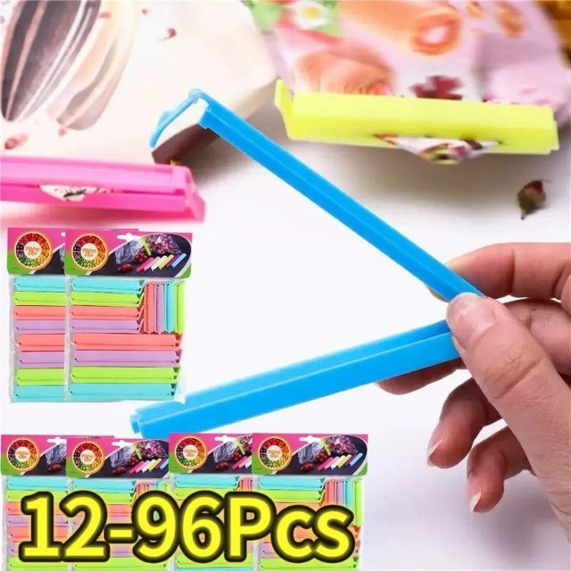 Tragbare Kunststoff Lebensmittel-Clips zur Versiegelung von Snack- und Vorratstüten in Mehrfarben - Bild 1