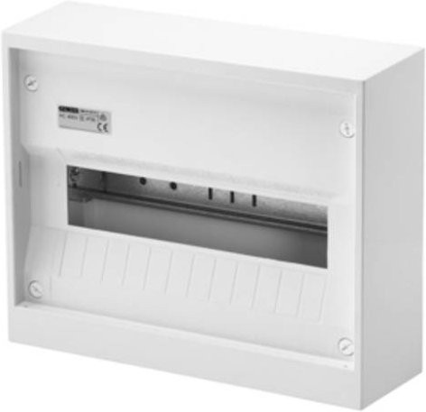 Gewiss GW43021S Kleinverteiler Aufputz aus Stahl in Weiß, 1 Reihe - Bild 1