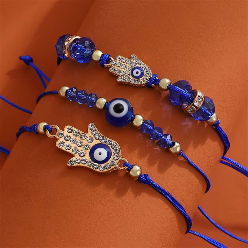 RINHOO FRIENDSHIP Armband, 3-teilig, Messing, Kristall, Damen - Bild 2