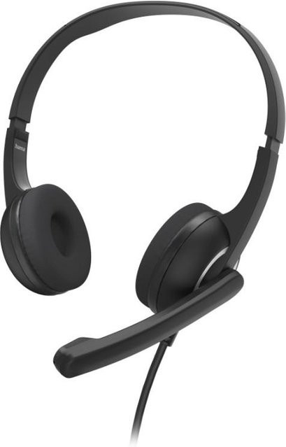 Hama PC-Office-Headset HS-USB250 V2 Stereo Schwarz mit USB-A Anschluss - Bild 1