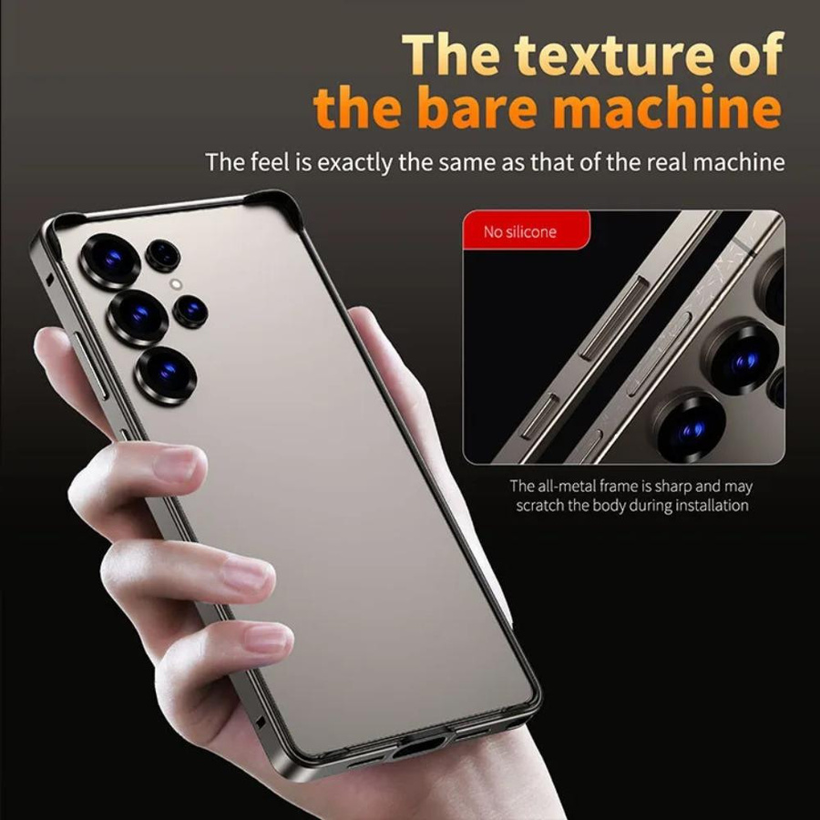 Aluminium Metallrahmen Schutzhülle für Samsung Galaxy S26 S25 S24 Ultra Plus mit Wärmeableitung in Business-Farbe - Bild 3
