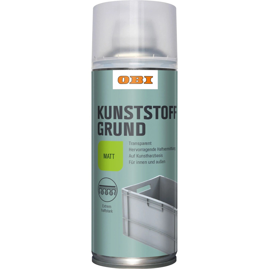 OBI Kunststoff-Grundierung Spray Transparent matt 400 ml - Bild 2
