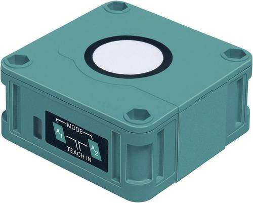 Pepperl+Fuchs Ultraschall-Näherungsschalter UB4000-F42-I-V15 Analog in Türkis B/B/H: 8,0 x 8,0 x 8,0 cm - Bild 1