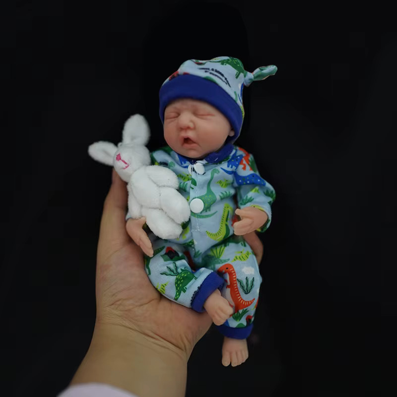 Miaio Micro Frühchen Ganzkörper Silikon Baby Puppe, bunt/mehrfarbig - Bild 2